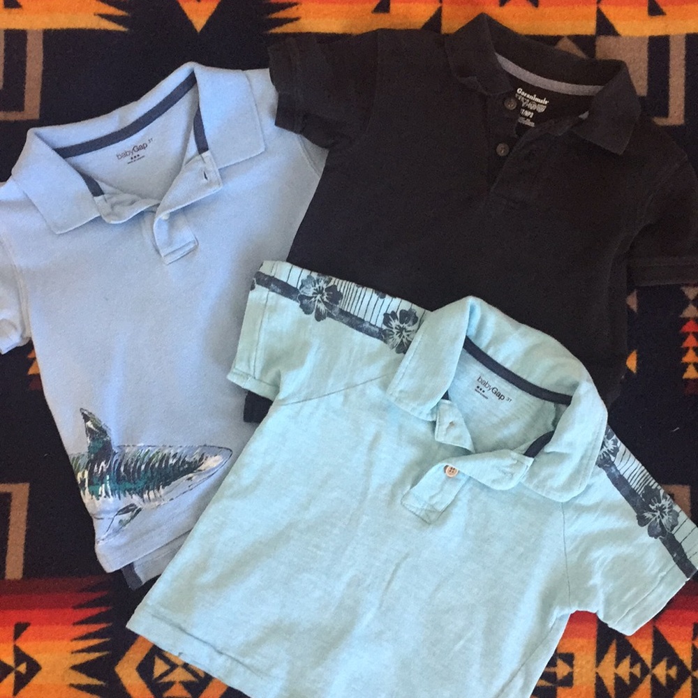 babyGap and Garanimals 3T boys polo shirts